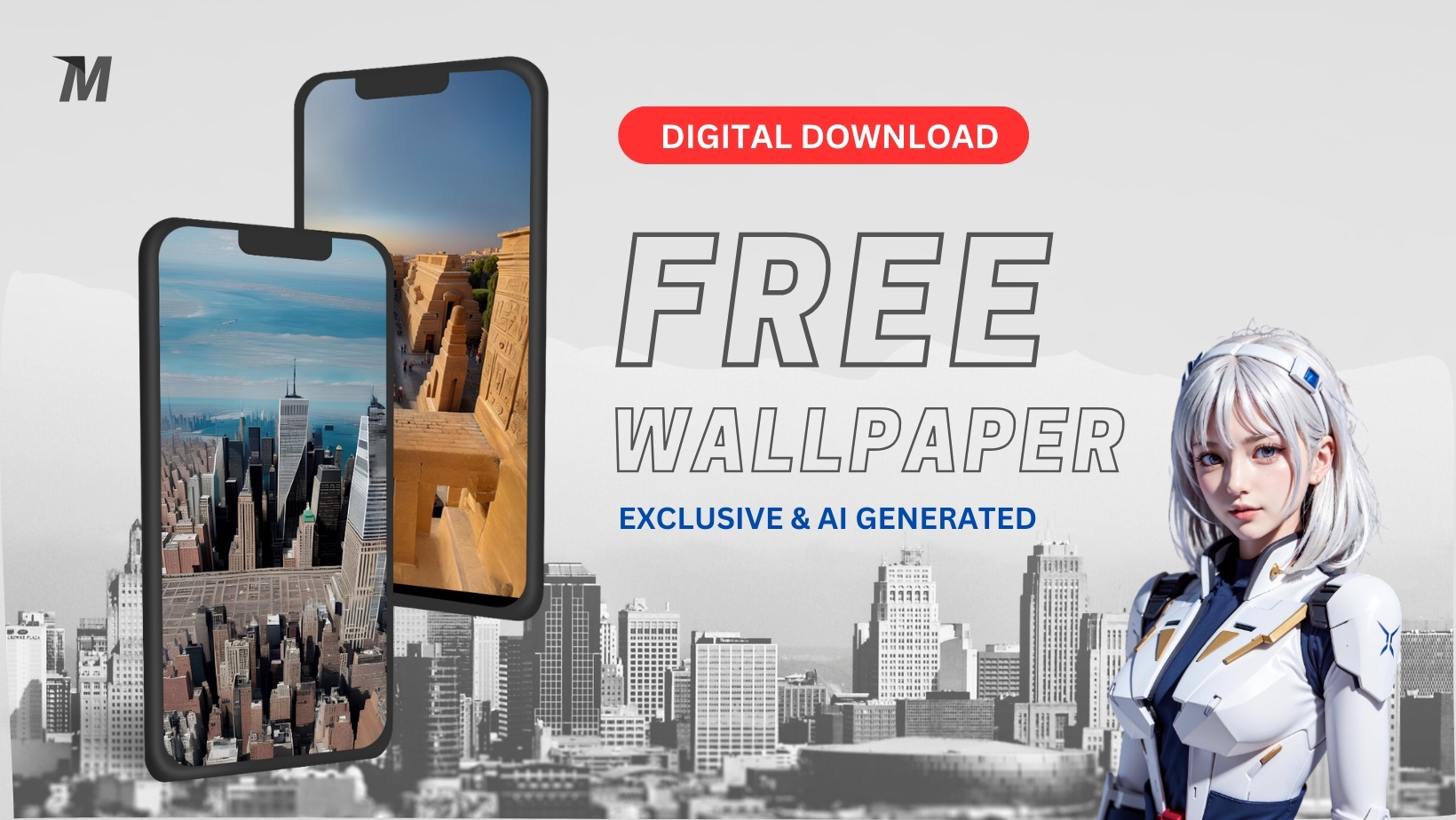 AI-generated wallpaper preview